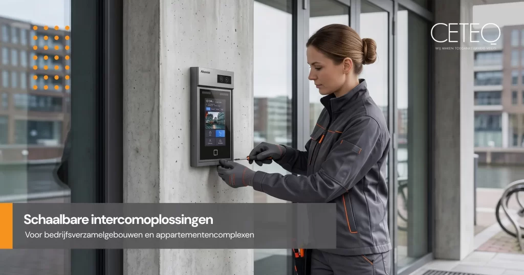 CETEQ Article18 intercom bedrijfsverzamelgebouw