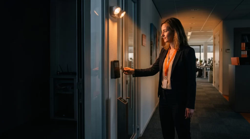 Controller-kast met hybride toegangscontrole: cloudbeheer en lokale back-up