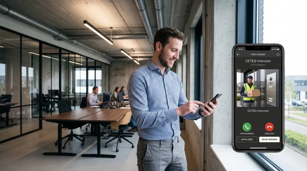 Video-intercom met smartphone-app